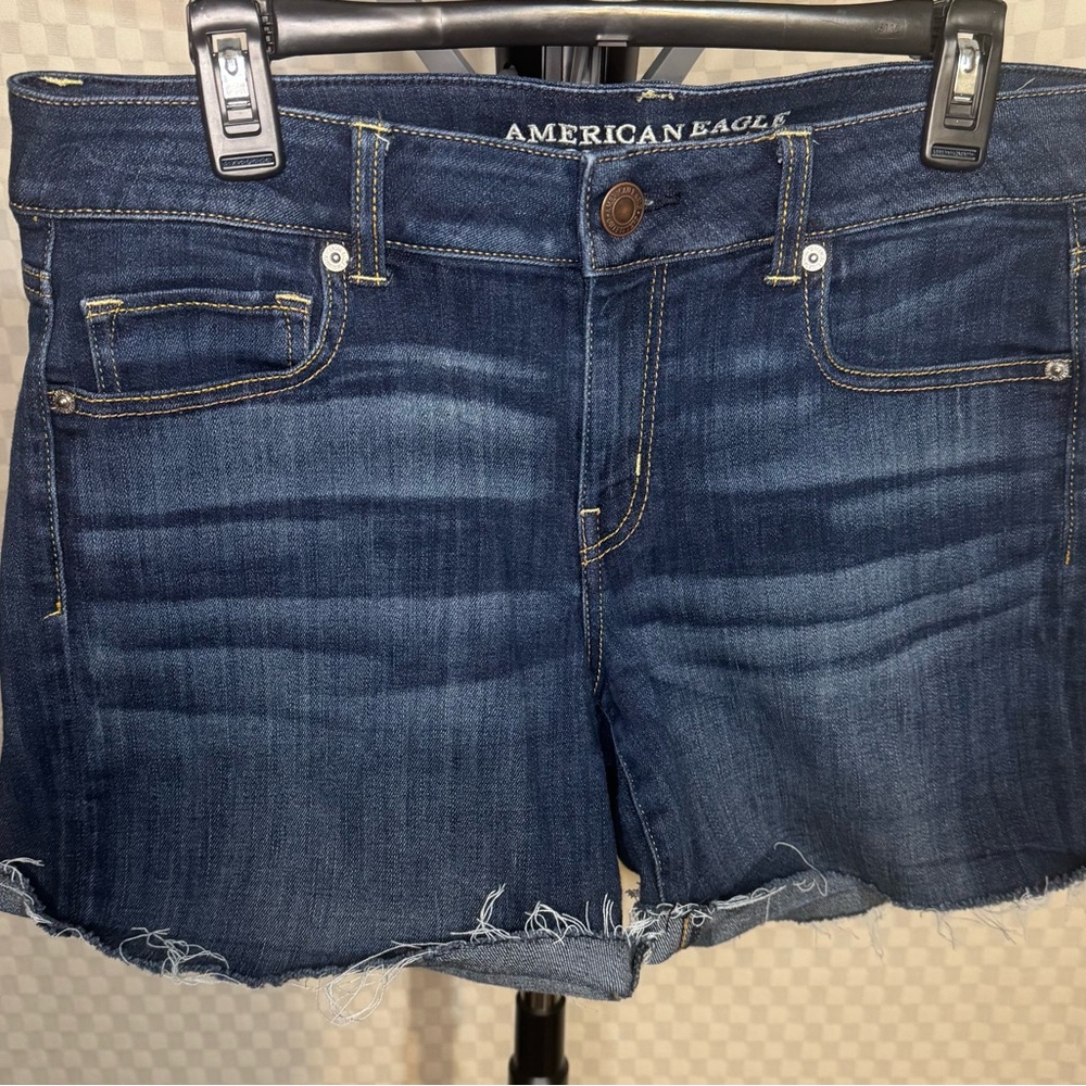 American Eagle Outfitters Dark Blue Jean Shorts